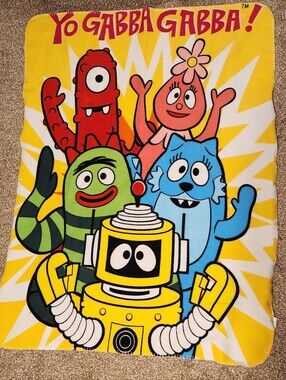 Yo Gabba Gabba! Nickelodeon Fleece Blanket 2013